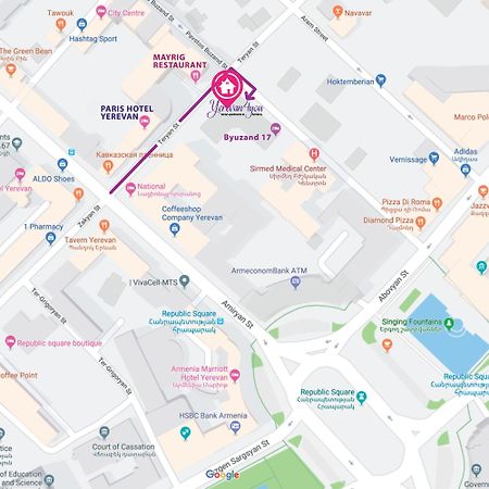 Yerevan4You Courtyard Екстер'єр фото